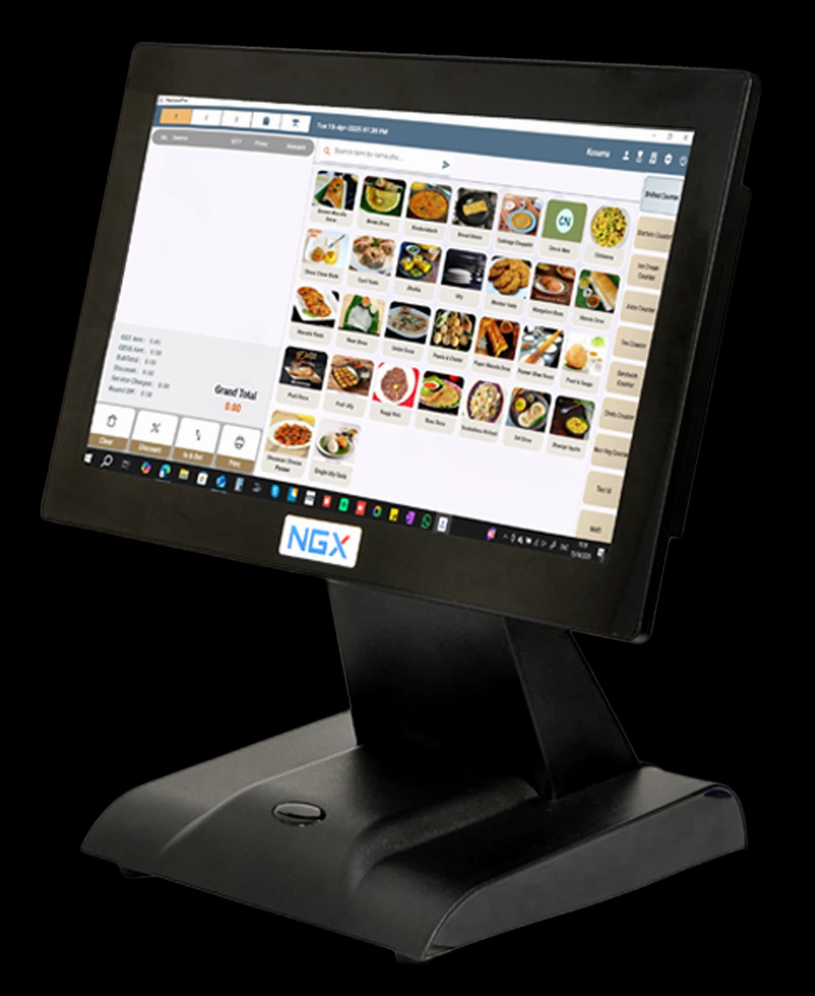 NGX NUNIX Android touch POS with integrated thermal printer