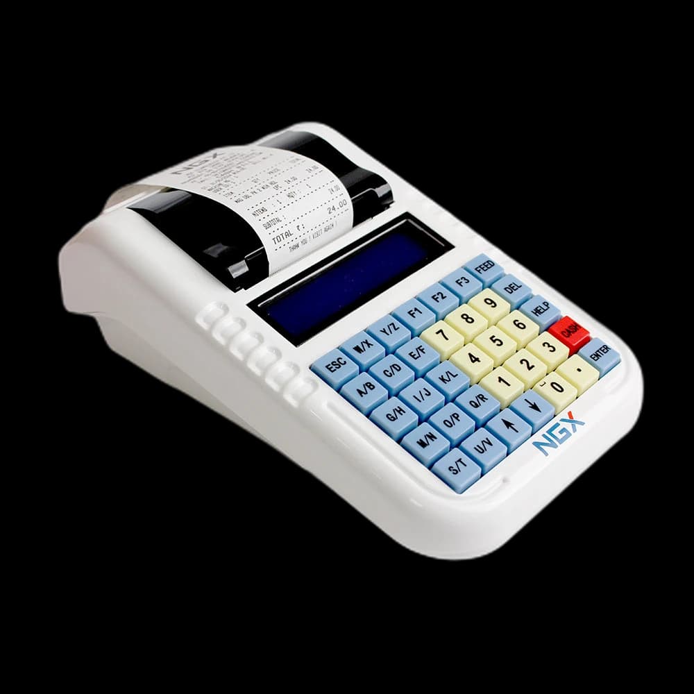 NGX NBP100 GST billing machine, front view