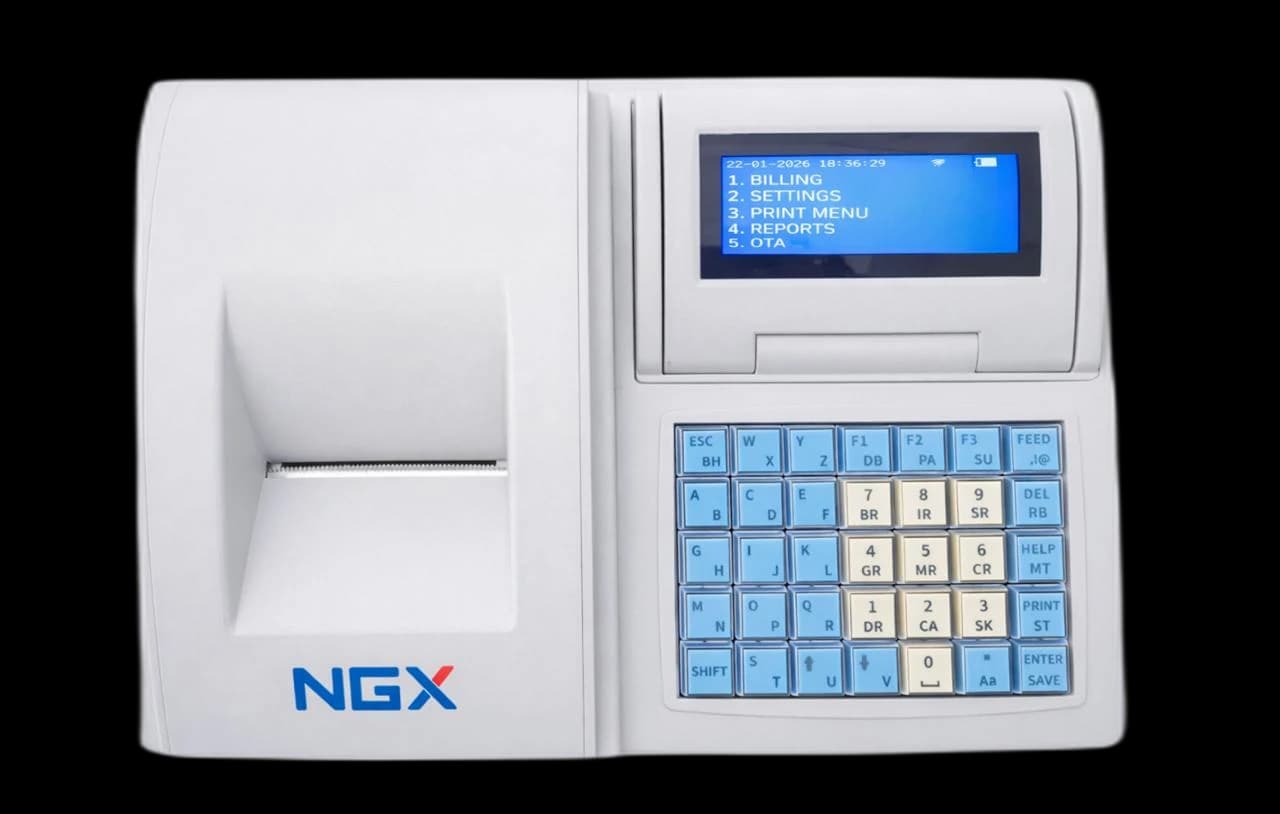 NGX Smart Pro Plus SPP92TB Wi-Fi and Bluetooth billing machine